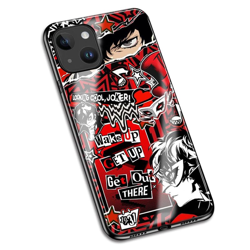 ペルソナ5 雨宮蓮　ジョーカー　サンリオ　手帳型スマホケース Amazon.co.jp: 雨宮蓮 スマホケース ペルソナ5 P5 耐衝撃 ソフト